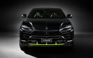 Картинка Lamborghini urus графитовая капсула, 2021, темный, черные автомобили, 8k, 5к