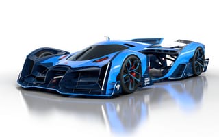 Картинка Bugatti Vision Ле-Ман, гиперкары, концепт-кары, 5к, 2020, белый, 8k
