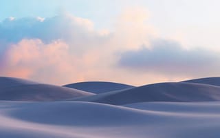 Картинка песчаные дюны, пустыня, поверхность майкрософт, окна 10x, пейзаж, вечер