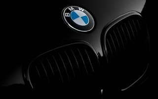 Картинка бмв з3, логотип бмв, крупным планом, передний план, черные автомобили, черный, гриль, кабриолет, 5к