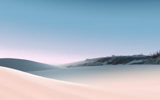 Картинка песчаные дюны, пустыня, голубое небо, запас, поверхность майкрософт, Солнечный день, дневной свет, чистое небо
