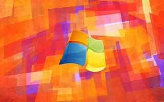 Картинка логотип окна, Windows XP, красочный, абстрактный