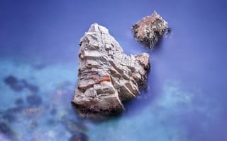 Картинка макос биг сюр, берег моря, 5к, горные породы, запас, эстетический