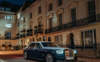 Картинка Rolls-Royce Phantom удлиненный, 2021, 5к