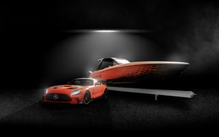 Картинка mercedes-amg gt черная серия, супер спортивные автомобили, 5к, темный, 8k, 2021