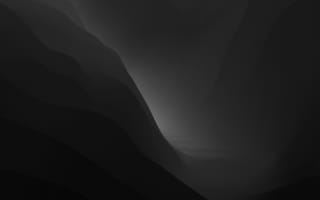 Картинка Макос Монтерей, запас, 5к, темный режим, слои, черный