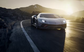Картинка Lamborghini Aventador LP 780-4 Ultimae, суперкары, 2021, шоссе