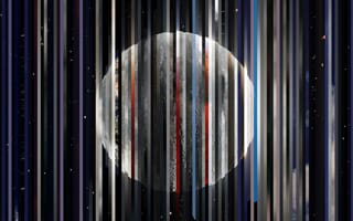 Картинка луна, астрофотография, 5к, цифровая композиция, 8k, звезды
