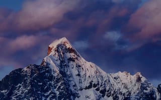 Картинка гора Сигунян, ми пэд 5 про, вершина горы, вечер, запас, эстетический, сумерки, горы Цюнлай