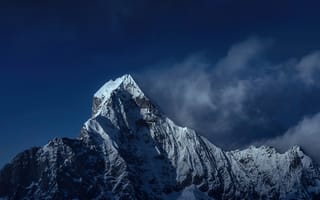 Картинка гора Сигунян, ми пэд 5 про, ночь, холодный, запас, горы Цюнлай, вершина горы