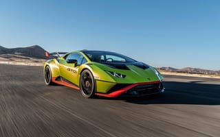 Картинка Lamborghini Huracan сто, 2021, 5к, 8k, гоночная трасса
