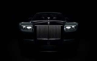Картинка Роллс-Ройс Фантом серии II, черные автомобили, черный, 8k, 2022, 5к
