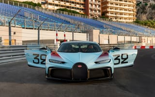 Картинка Bugatti Chiron Pur Sport Гран-при, 2022, гоночная трасса, гиперкары