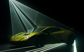 Картинка Lamborghini Huracan сто, черный, 2022, 5к, 8k