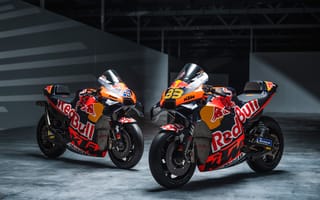 Картинка заводские гонки Red Bull KTM, мотогп 2023, мотобайки, 5к, 8k