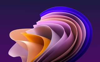 Картинка фиолетовый, абстрактный, запас, виндовс 11 22х2