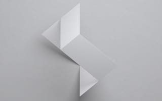 Картинка майкрософт дизайн, оригами, белый, 3д