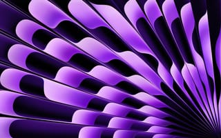 Картинка макос сонома, макбук эйр 2023, запас, 5к, абстрактный, фиолетовый