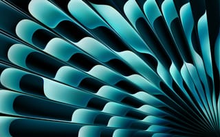 Картинка макос сонома, макбук эйр 2023, 5к, синий абстракция, абстрактный, запас