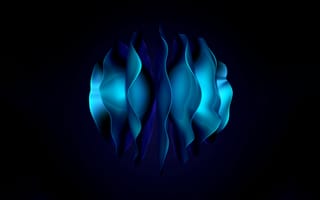 Картинка синий абстракция, хуавей приятель х3, темная эстетика, темный, 5к, запас