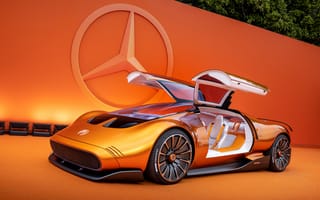 Картинка Мерседес-Бенц Vision One-Eleven, электромобили, 5 тыс., апельсин