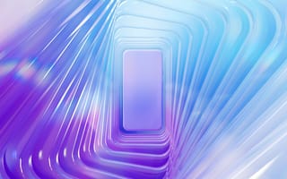Картинка 3д, смартфон, глянцевый, фиолетовая эстетика