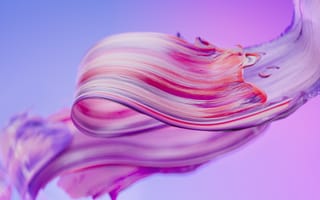 Картинка розовая эстетика, мазок кисти, цикл Microsoft, фиолетовая эстетика