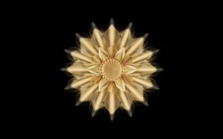Картинка золотой, абстрактный цветок, магия чести v2, 5 тыс., амолед, запас, черный