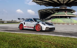 Картинка Порше 911 GT3 RS, пакет Вайссах, 8к, 5 тыс., 2023 год