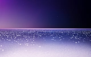 Картинка соленое озеро, фиолетовая эстетика, пейзаж, сюрреалистический, ночь