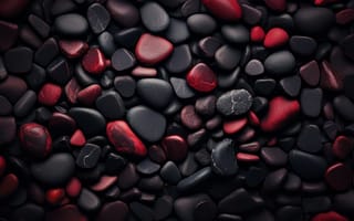 Картинка галька, художественный, 5 тыс., черные скалы, красные скалы, куча камней, темная эстетика