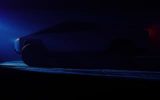 Картинка Тесла Кибертрак, компьютерная графика, темная эстетика
