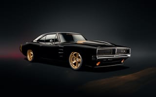 Картинка Dodge зарядное устройство, классические автомобили, темная эстетика, 5 тыс.