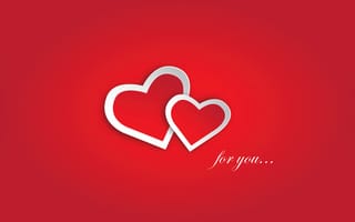 Картинка любовь сердца, для тебя, День святого Валентина, красная эстетика, 5 тыс., красный, минималистский, 8к