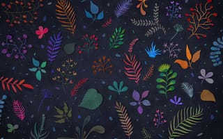 Картинка ботанический, иллюстрация, 5 тыс., темно-синий, темная эстетика, современное искусство
