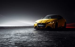 Картинка bmw m4 соревнование, темный, 5к