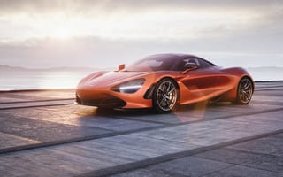 Картинка Макларен 720s, оранжевые автомобили, 5 тыс., спортивная машина