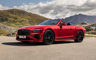 Картинка машины, машина, тачки, авто, автомобиль, транспорт, кабриолет, гора, красный