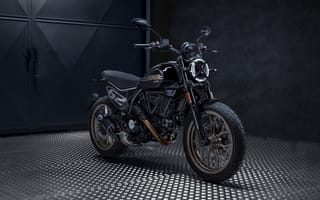 Картинка ducati scrambler полный газ, 2025, кафе-гонщик, 5к