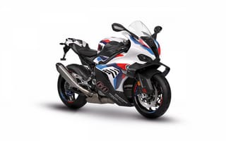Картинка BMW M 1000 RR, 2024, 5K, Белый