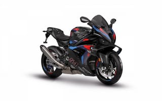 Картинка bmw m 1000 rr m соревнование, 2024, 5к, спортивные мотоциклы, белый