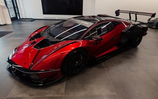 Картинка lamborghini essenza scv12, 2024, 5к, 8к, красные машины
