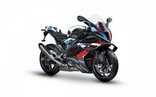 Картинка bmw m 1000 rr, 2024, 5к, белый