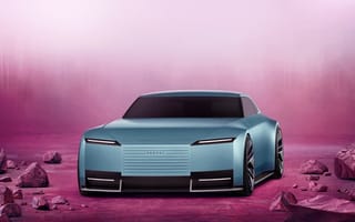 Картинка Ягуар Тип 00, Розовая эстетика, Розовый, Концепт-кары