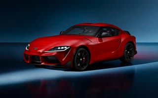Картинка 2025, toyota gr supra, спортивные автомобили, красные машины, 5к
