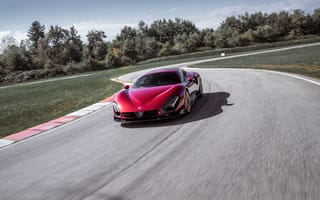 Картинка alfa romeo 33 stradale, гоночная трасса, гоночные автомобили, 5к, красные машины