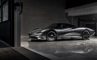 Картинка McLaren Speedtail, Темная эстетика, Концепт-кары, 5K, 8K
