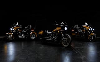 Картинка 5K, Темная эстетика, Harley-Davidson Low Rider, Темный
