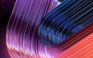 Картинка 3d, абстрактное искусство, современное искусство, цифровое искусство, жидкий, неоновое свечение, эстетический, светлые полосы, сюрреалистичный, градиентные кривые, красочная абстракция, футуристический