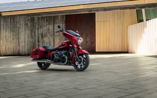 Картинка Красный, BMW R 18, Туристический мотоцикл, 5K, 2025